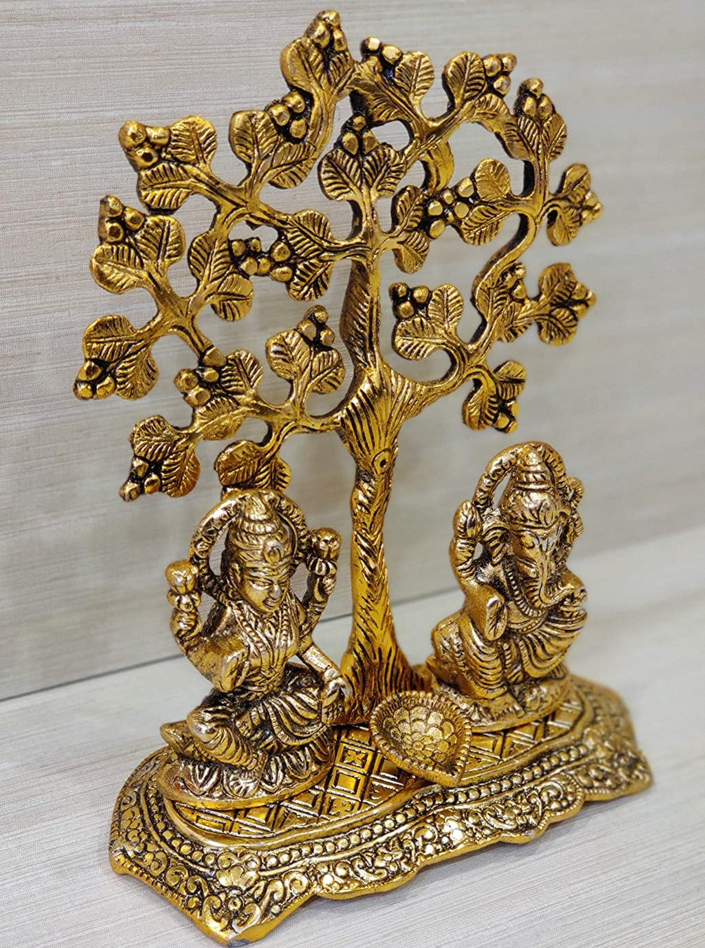 Gargi Handicrafts Laxmi Ganesh Tree for Diwali Pooja