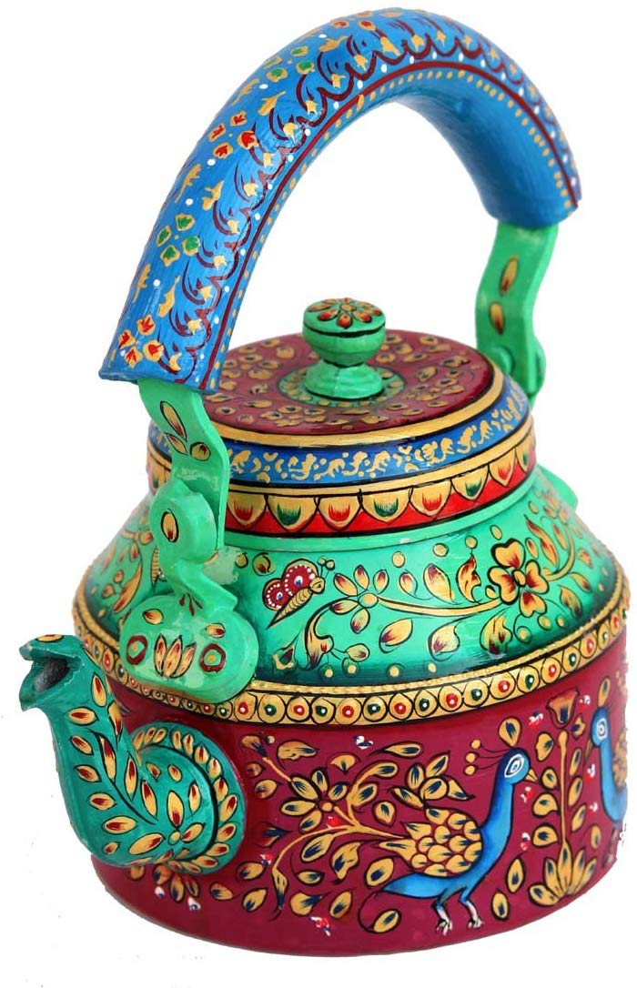 Gargi Handicraft Hand painted Tea kettle