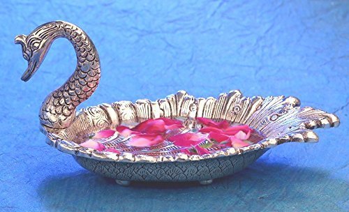 Gargi Handicraft Sliver Duck Tray