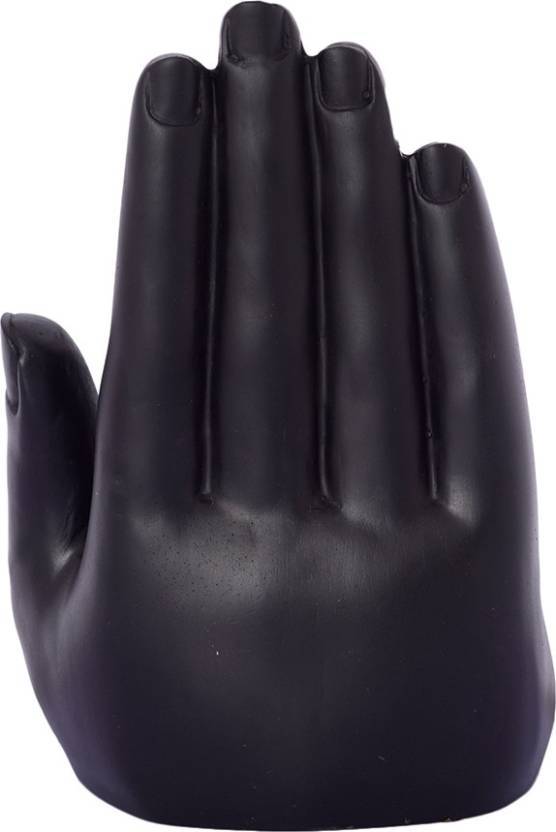 Golden Handcrafted Buddha Palm Decorative Showpiece