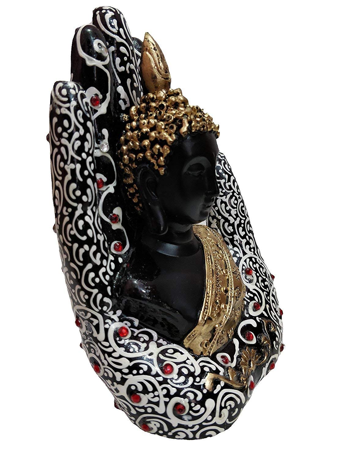 Hand painted Plam Buddha....