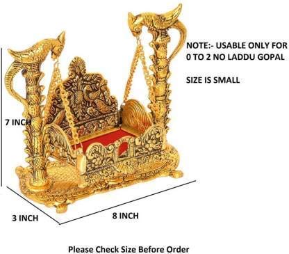 Gargi Handicraft Pooja Jhula | Swing | Palana | Nand Gopal Palana