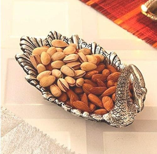 Gargi Handicraft Sliver Duck Tray