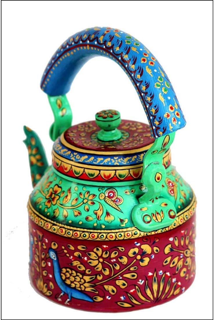 Gargi Handicraft Hand painted Tea kettle