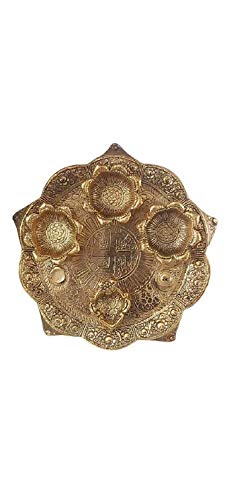 Gargi Handicraft Metal Pooja Thali/ Navratri Devi pooja Thali/Gift