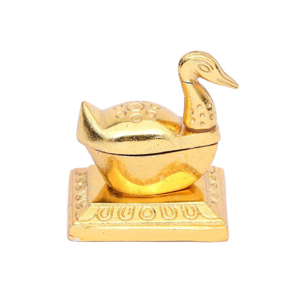Sindoor dani/ Metal Sindur Dibbi / Swan Roli Chawal Box